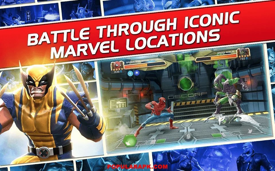 you can collect as many marvel characters as you can in this game.