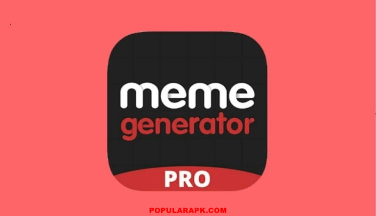 Shows the Real logo of Meme Genrator Pro mod apk.