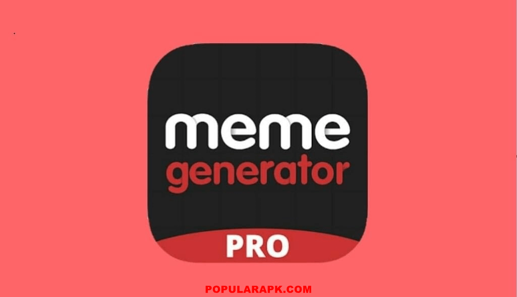 shows the real logo of meme genrator pro mod apk.