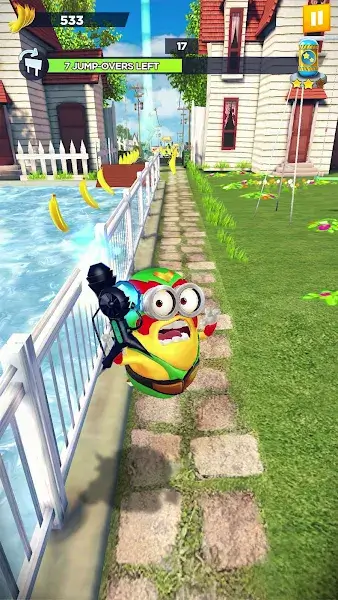 play with cute minion characters in minion rush mod apk.