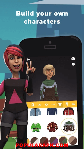 Design and customize your own characters as you like with plotagon story mod apk.