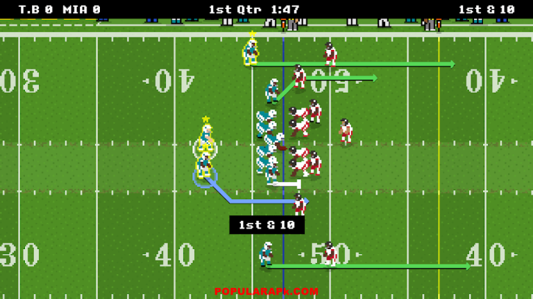 play football and soccer in retro style game