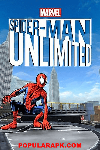 showing official icons of spider-man unlimited mod apk.