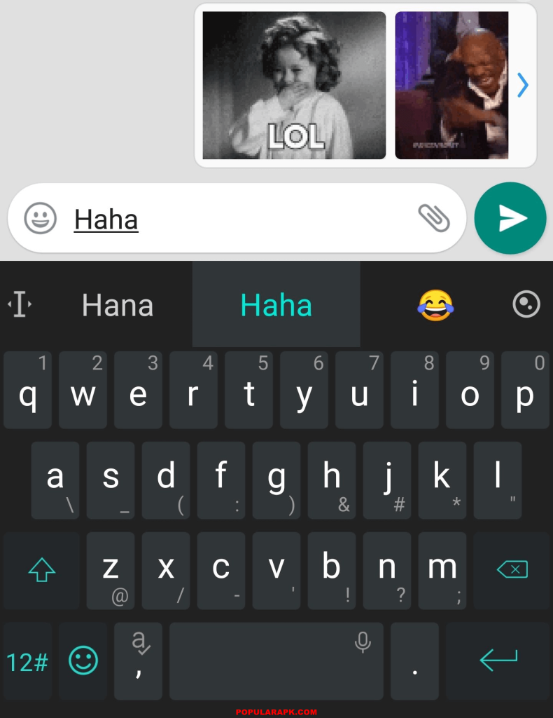 Use the handy keyboard of this app and use to type fast with Touchpal Keyboard pro apk.
