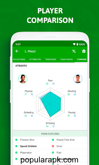 get real time analyzed stats of matches from professionals.
