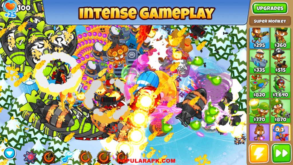 Enjoy playing the most intense action gameplay.
