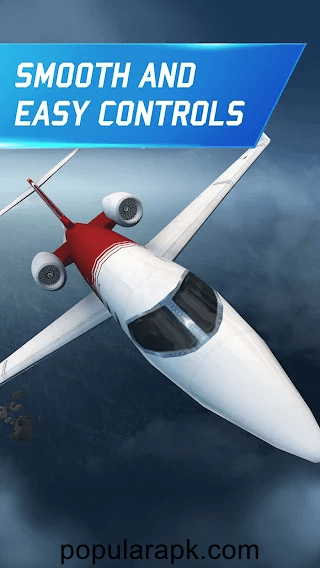 flight pilot simulator 3d mod apk has easy controls.