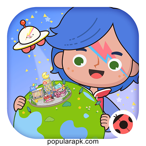 showing the official image of miga town mod apk.