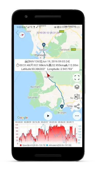 Speed View GPS Pro apk will let you see the accurate stats about your journey.
