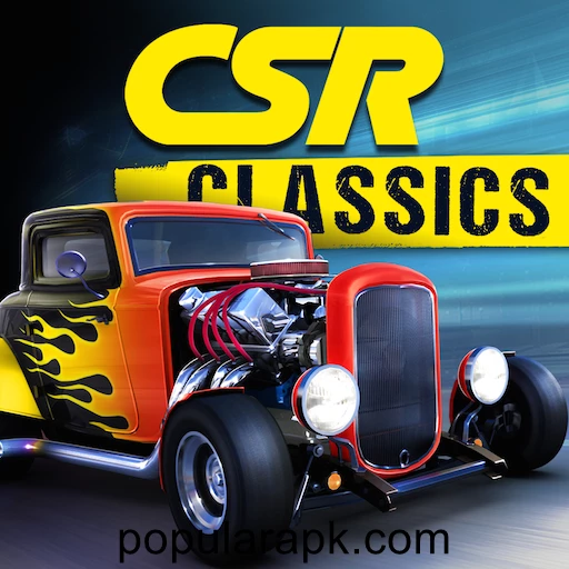 this is the official logo of csr classic mod apk.