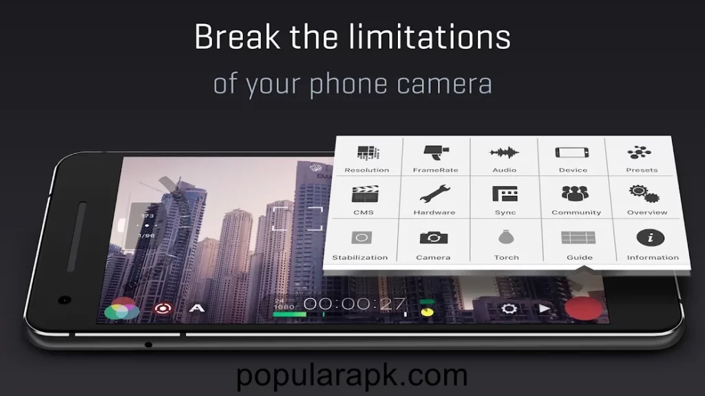 break the limitation of your phone with filmic pro apk.