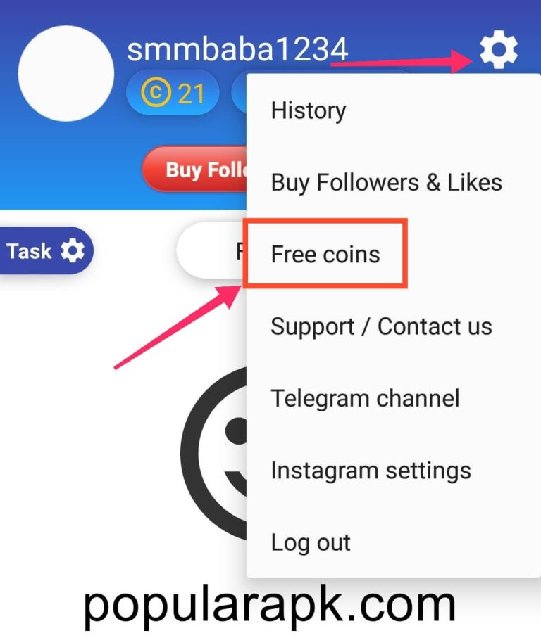 get free coins while doing tasks.