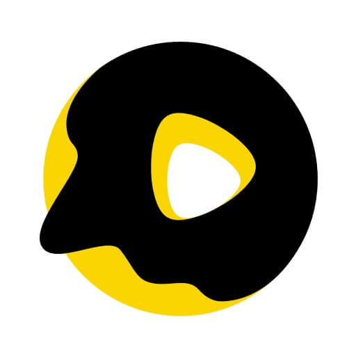 this is the official logo ofsnack video apk.