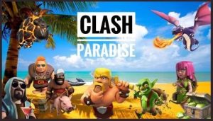 This is the logo of clash paradise apk