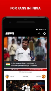 Get news of cricket and football in one place