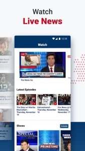 Watch live news on your phone.
