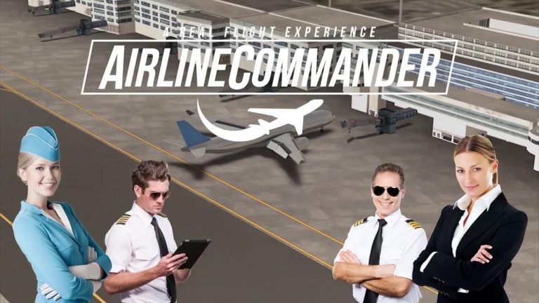 this is the official logo of the airline commander apk.