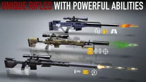 Get some powerful sniper rifles in the game.