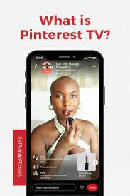 Use the pinterest tv to live show.