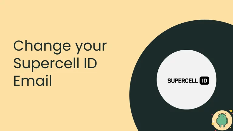 change supercell id email.